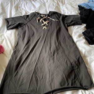 umgee sweat shirt dress, size medium